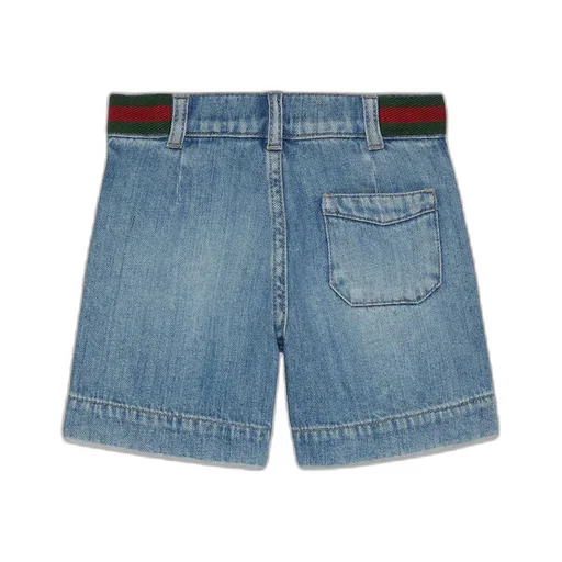 Children's denim bermuda
