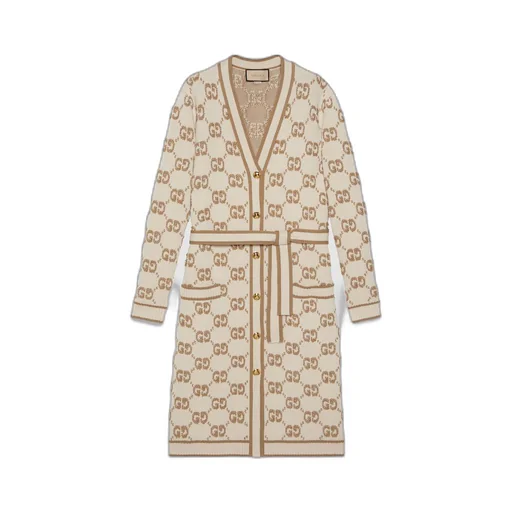 GG wool bouclé jacquard cardigan