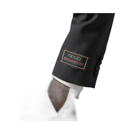Wool twill jacket with Interlocking G