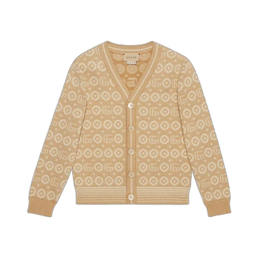 Children's Double G cotton cardigan