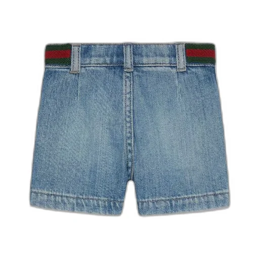Baby denim bermuda