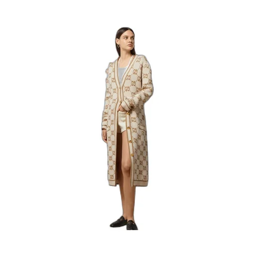GG wool bouclé jacquard cardigan