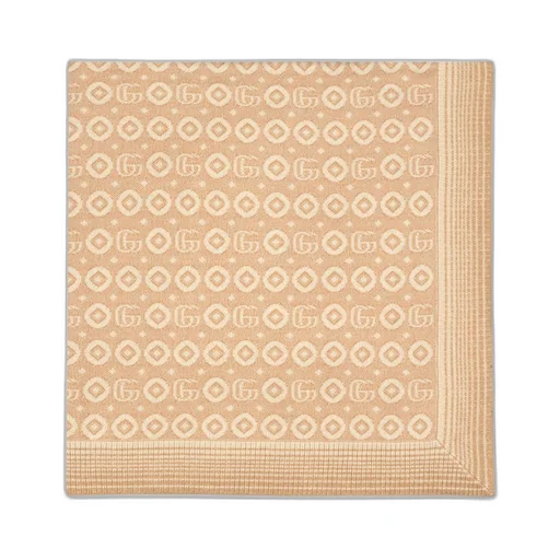 Baby Double G geometric cotton blanket