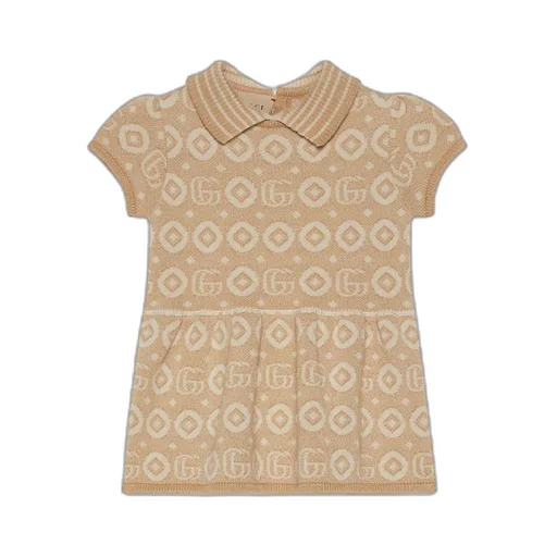 Baby Double G cotton dress