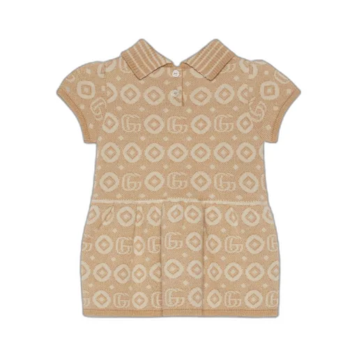 Baby Double G cotton dress