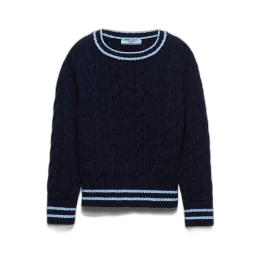 Cotton crew-neck sweater