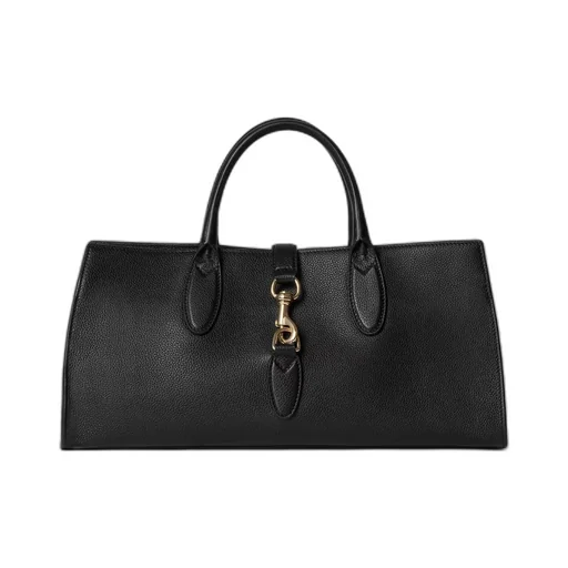 Medium tote bag with hook closure