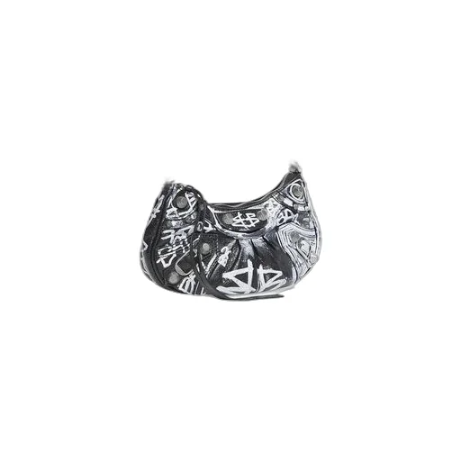 Le Cagole Mini Bag With Chain Graffiti