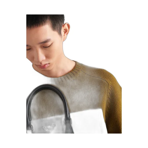 Wool and cashmere crew-neck sweater