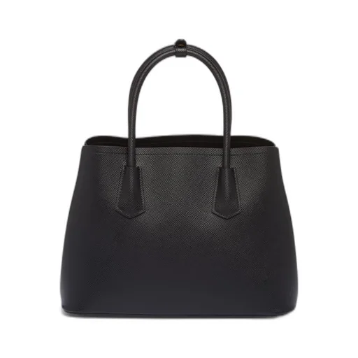 Small Saffiano Leather Double Prada Bag