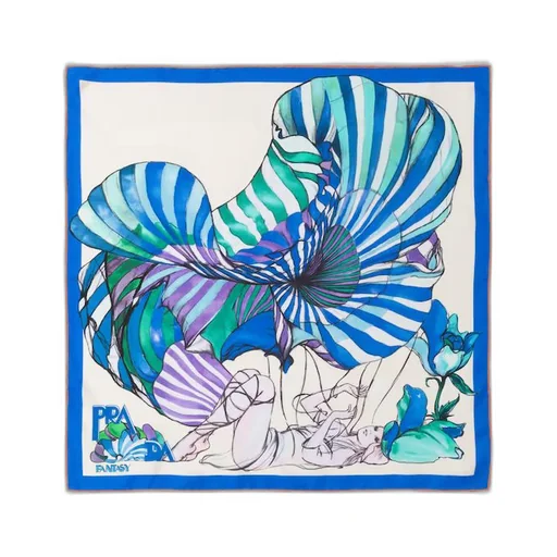 Fantasy 55 silk foulard