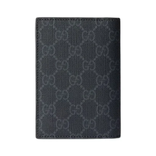 GG passport case with grey interior