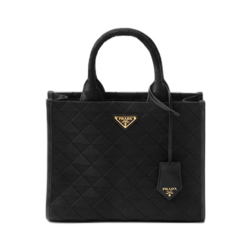 Prada Symbole medium embroidered fabric bag