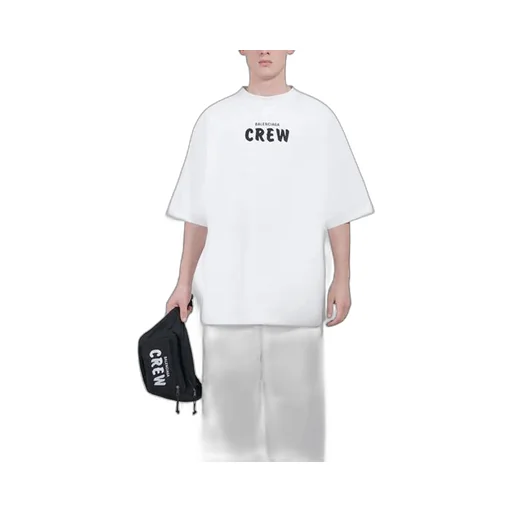 Crew Alphabet Printing T-Shirt