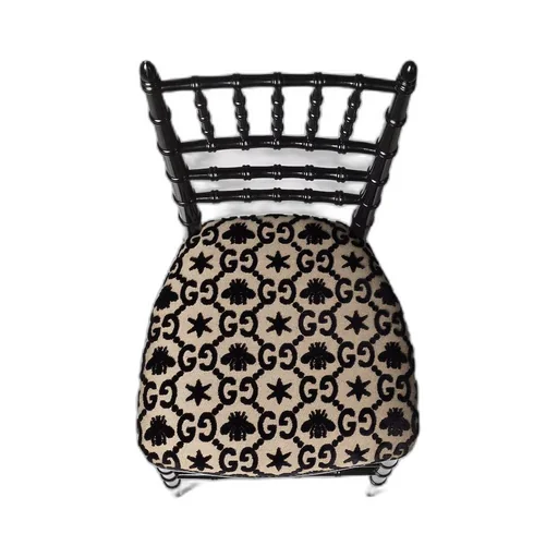 Chiavari chair with GG jacquard