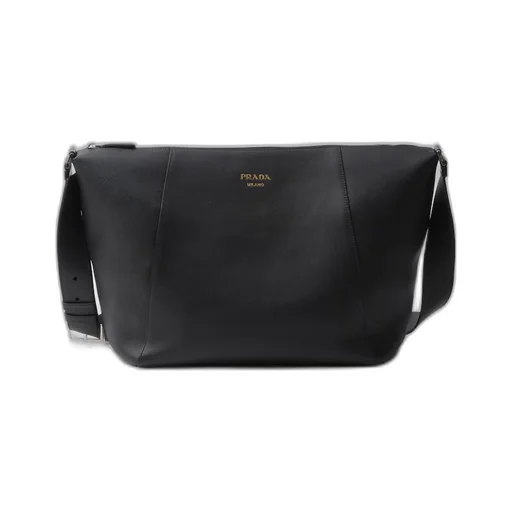 Leather shoulder bag