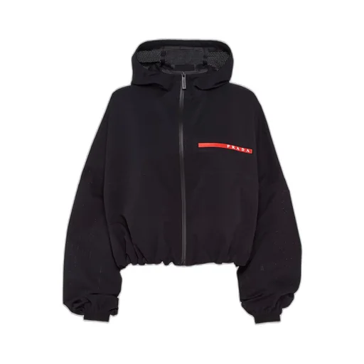 Light Bi-Stretch hooded jacket