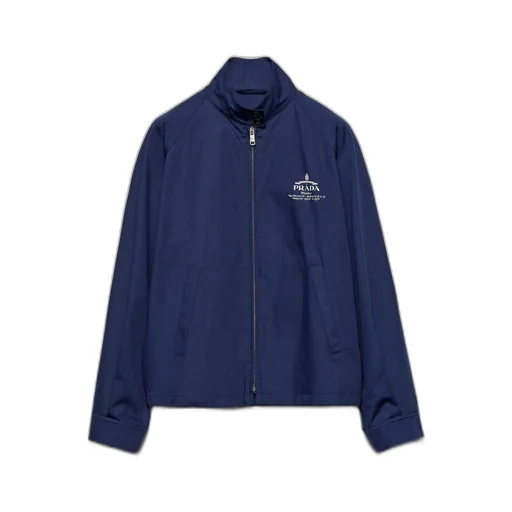 Poplin blouson jacket
