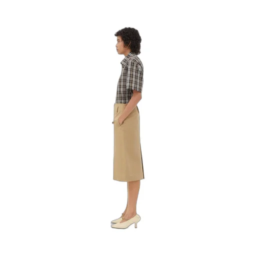 Cotton Canvas Skirt