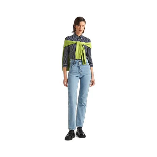 Striped marocain shirt