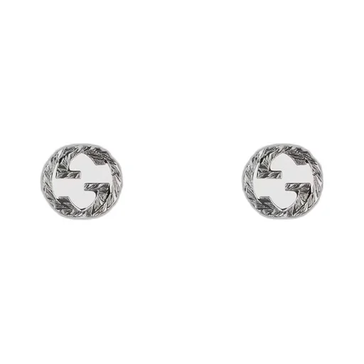 Gucci Interlocking earrings in silver