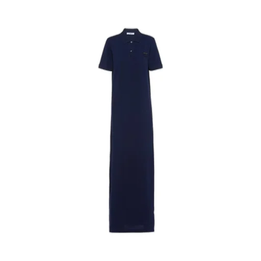 Piqué midi-dress
