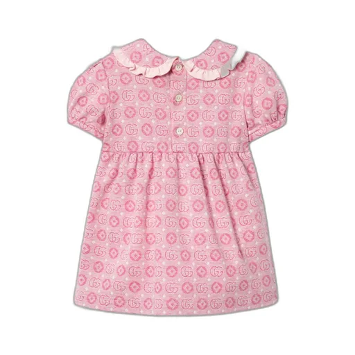 Baby Double G cotton dress
