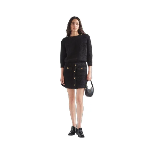 Prada Arqué leather mini shoulder bag