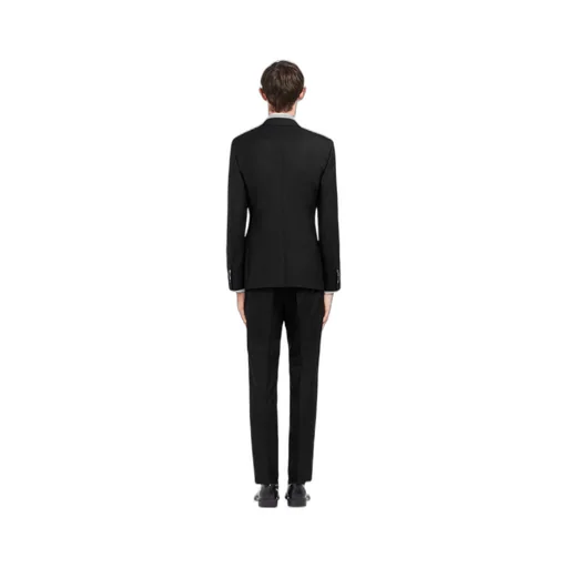 Wool and mohair single-breasted suit