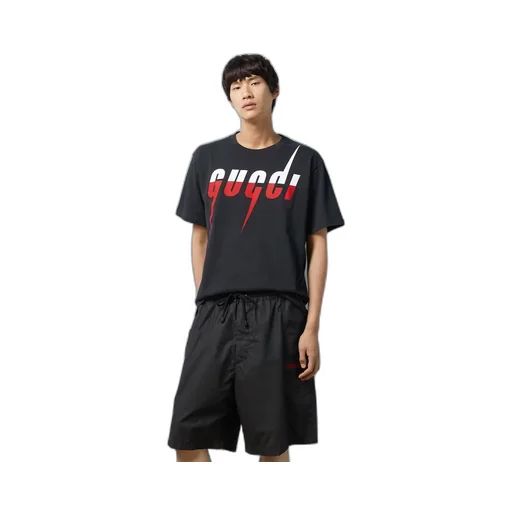 T-shirt with Gucci Blade print