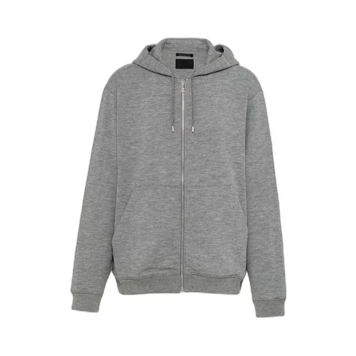 Cashmere blend cardigan hoodie