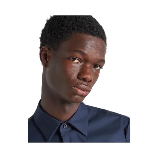 Stretch cotton shirt