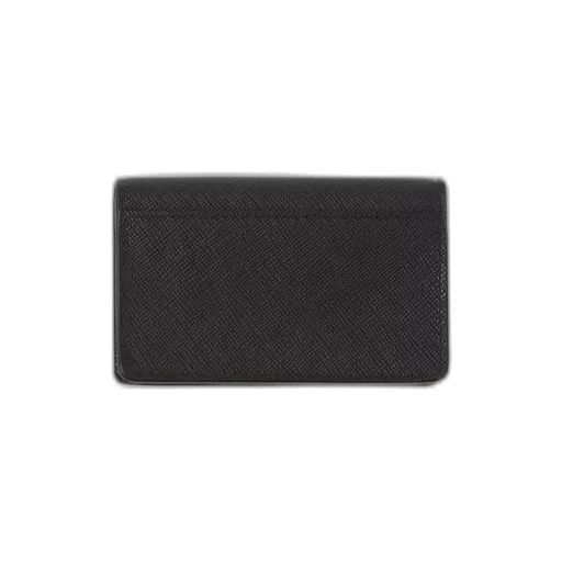 Saffiano leather card holder