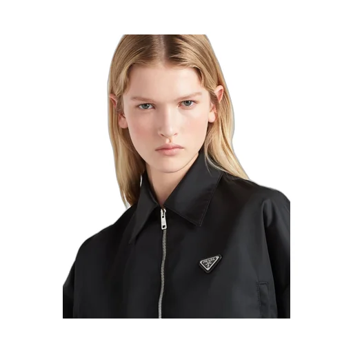 Re-Nylon cropped blouson jacket