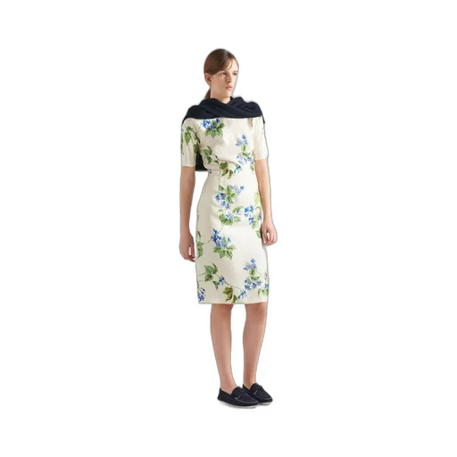 Re-Edition 2003 printed silk twill dress