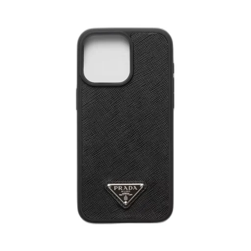 Saffiano leather cover for iPhone 15 Pro Max