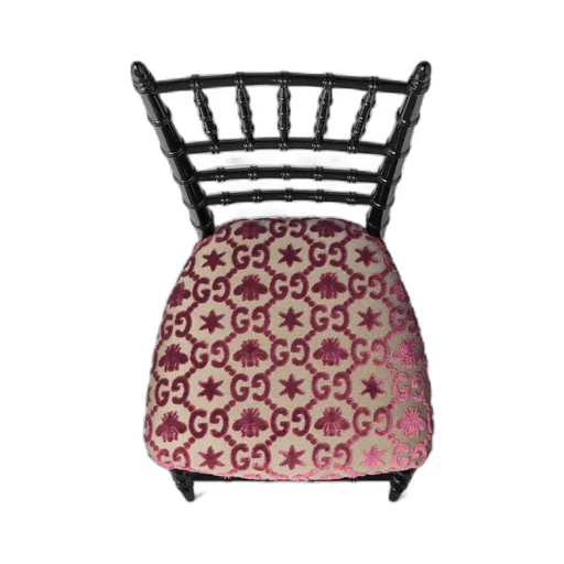 Chiavari chair with GG jacquard