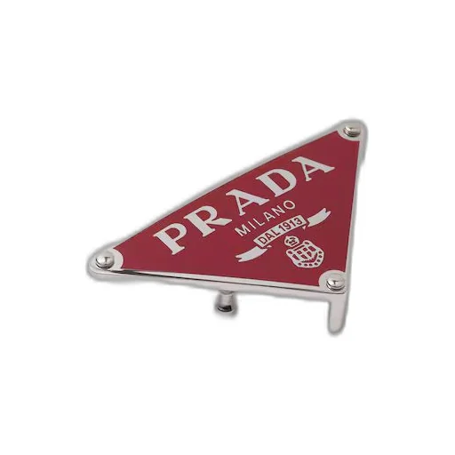 Enameled metal belt buckle