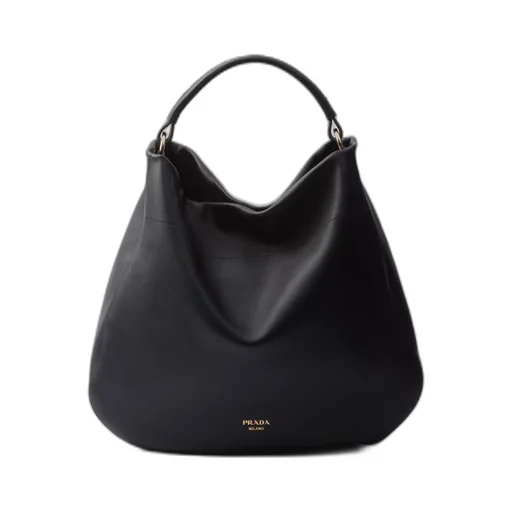 Large leather shoulder bag