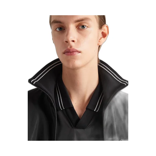 Piqué polo shirt with Re-Nylon detail