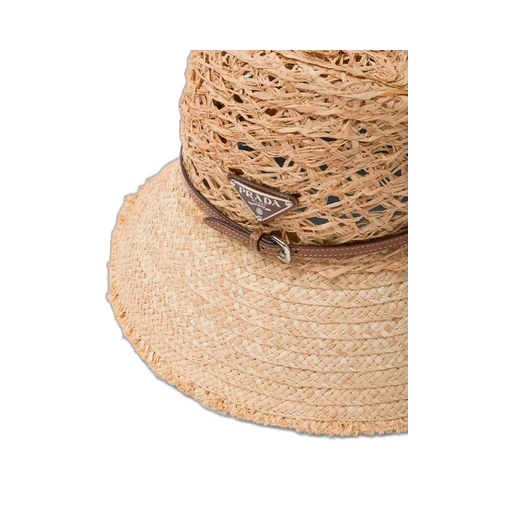 Raffia wide-brim hat