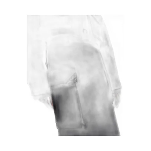 Technical canvas skirt