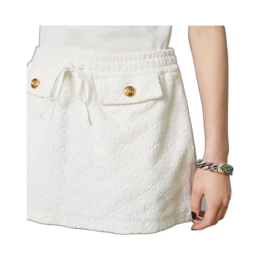 GG cotton jersey skirt