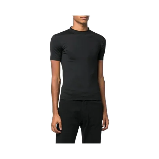Super Tight Shiny Fitted T-Shirt
