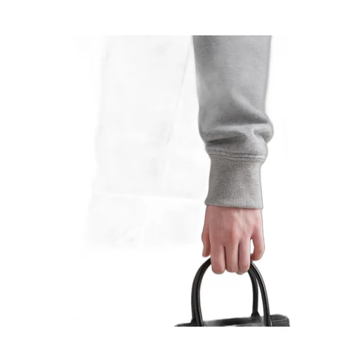 Long-sleeved cotton sweatshirt