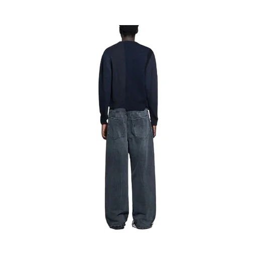 Restructured Asymmetrical Knit Sweater