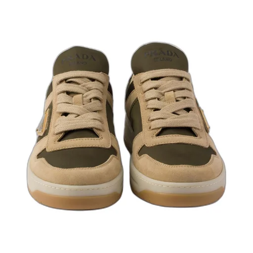 Downtown suede and Re-Nylon sneakers