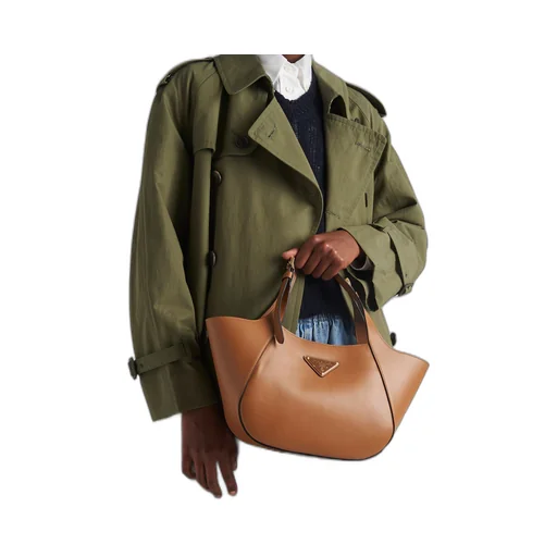Prada medium leather tote bag