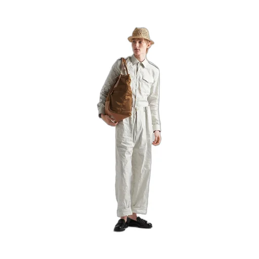 Technical cotton shirt