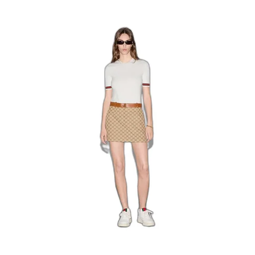 GG canvas skirt